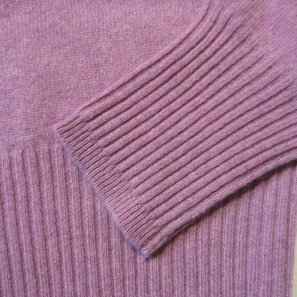 J.CREW Cashmere Shrunken Crewneck Sweater Raspberry S NWOT - Picture 3 of 10